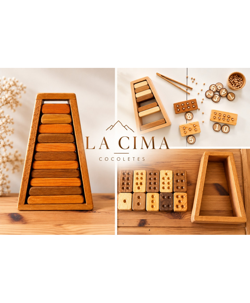 Ξύλινο Παιχνίδι Αριθμών – Cocoletes La Cima