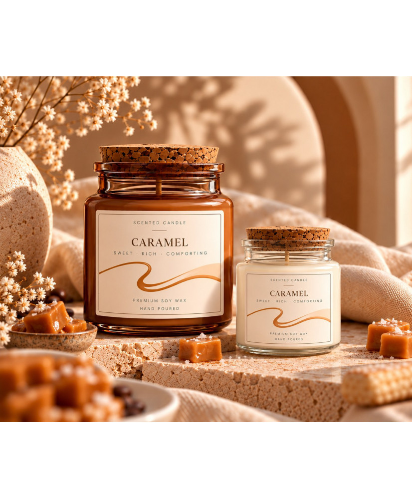 Caramel – Φυτικό Κερί Σόγιας