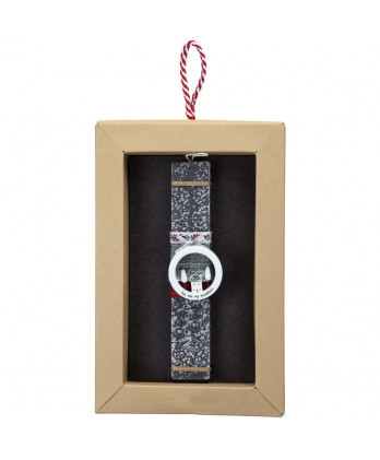 Λαμπάδα γκρι με σπίτι σε κύκλο 20 εκ