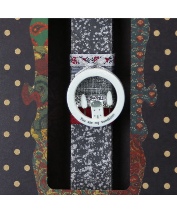 Λαμπάδα γκρι με σπίτι σε...