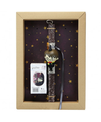Λαμπάδα Παιδική καφέ Harry Potter με στυλό antistress 30εκ.