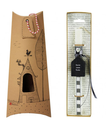 Λαμπάδα λευκή με ξύλινο...