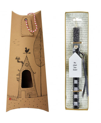 Λαμπάδα μαύρη με ξύλινο...