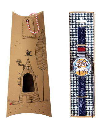 Λαμπάδα μπλε με καπάκι...