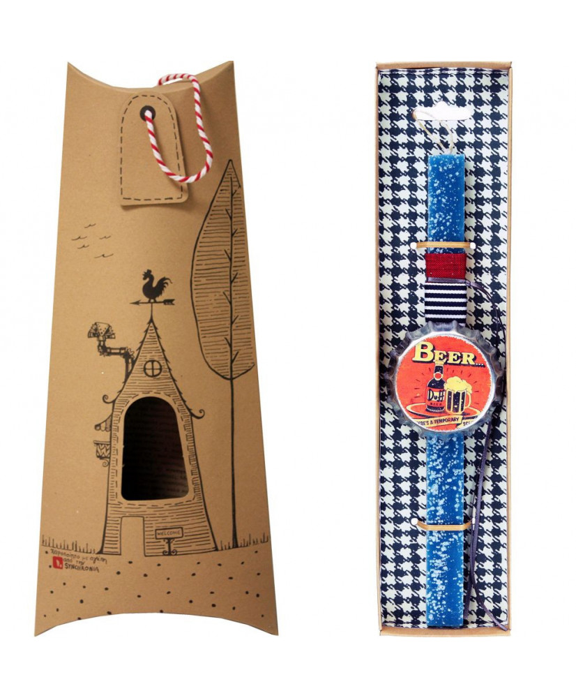 Λαμπάδα πετρόλ με καπάκι ανοιχτήρι 30εκ.