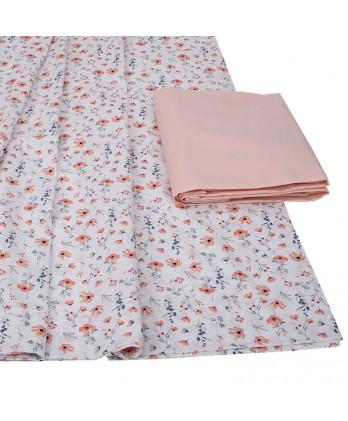 Σεντόνια λίκνου Salmon Daisy