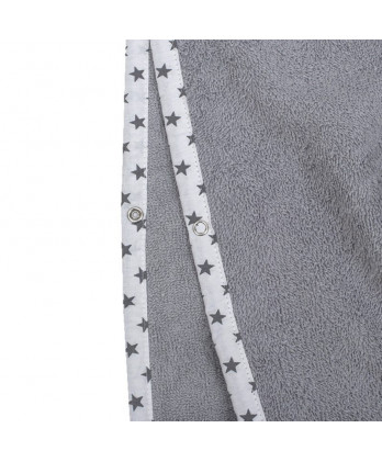 Παιδικό Πόντσο Θαλάσσης Stars Grey