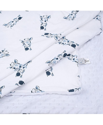 Βρεφική κουβέρτα Giraffe Blue