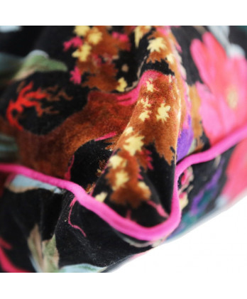 Μαξιλάρι με μαύρο βελούδο 60x60εκ.