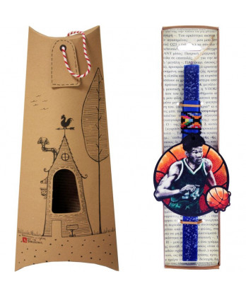 Λαμπάδα Παιδική Μπάσκετ - Μπλε ελεκτρίκ