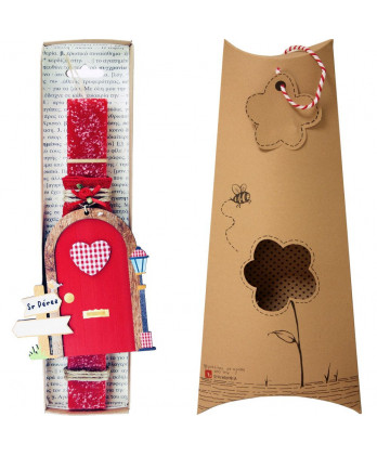 Λαμπάδα Παιδική Μαγική πόρτα – Κοραλί (Δυνατότητα να γράψετε το όνομα του παιδιού στην πινακίδα)