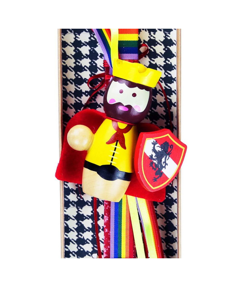 Λαμπάδα Παιδική The king – Κόκκινο