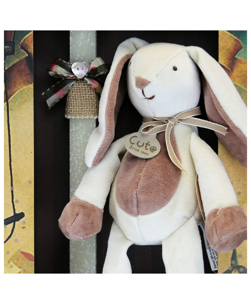 Λαμπάδα Παιδική Κούνελος, οργανικό βαμβάκι