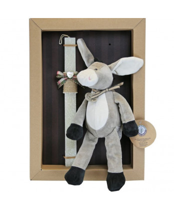 Λαμπάδα Παιδική Γαιδουράκι, οργανικό βαμβάκι