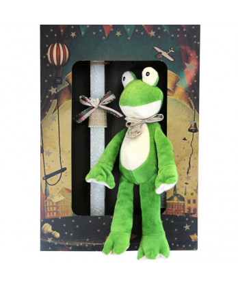 Λαμπάδα Παιδική Βάτραχος, οργανικό βαμβάκι