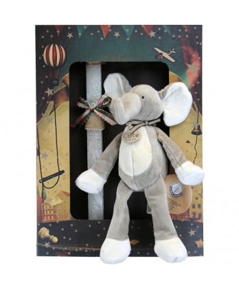 Λαμπάδα Παιδική Ελέφαντας, οργανικό βαμβάκι