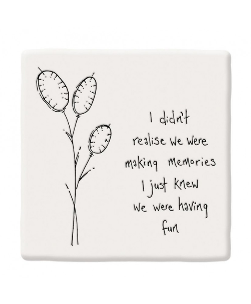 Σουβέρ Από Πορσελάνη Realise making memories 10,5εκ.