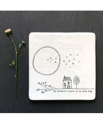 Σουβέρ Από Πορσελάνη Με Κλαδί Favourite place 10εκ.