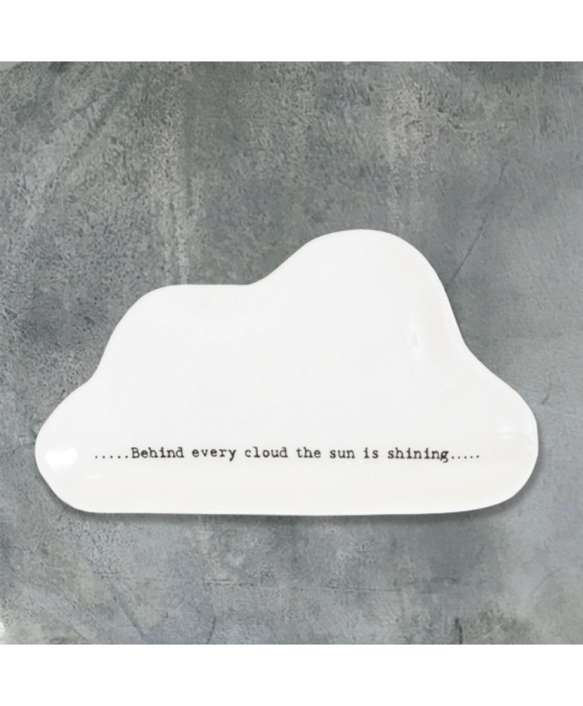 Πιατάκι Σύννεφο Από Πορσελάνη Behind