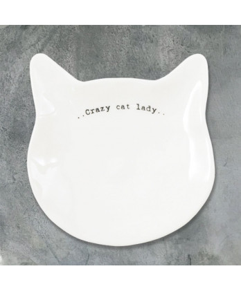 Πιατάκι Γάτα Από Πορσελάνη...