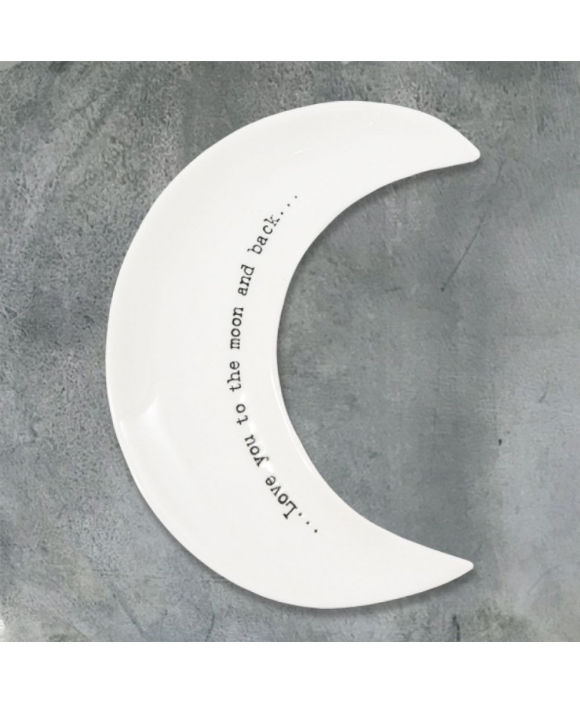 Πιατάκι Φεγγάρι Από Πορσελάνη Moon