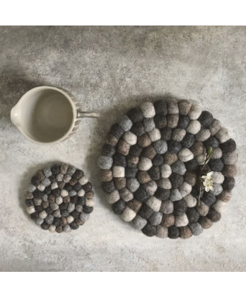 Σουπλά Πομπομ Φυσικό 21εκ.