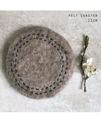 Φελτ Βάση Με Ραφή μπέζ 10 εκ.