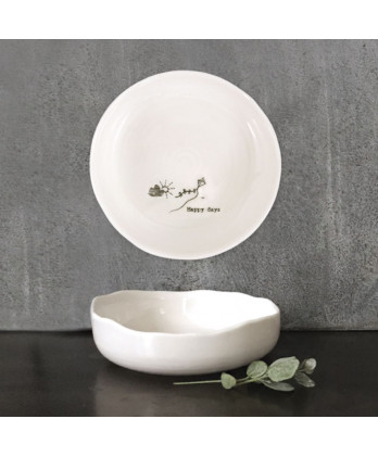 Πιατάκι Από Λευκή Πορσελάνη...