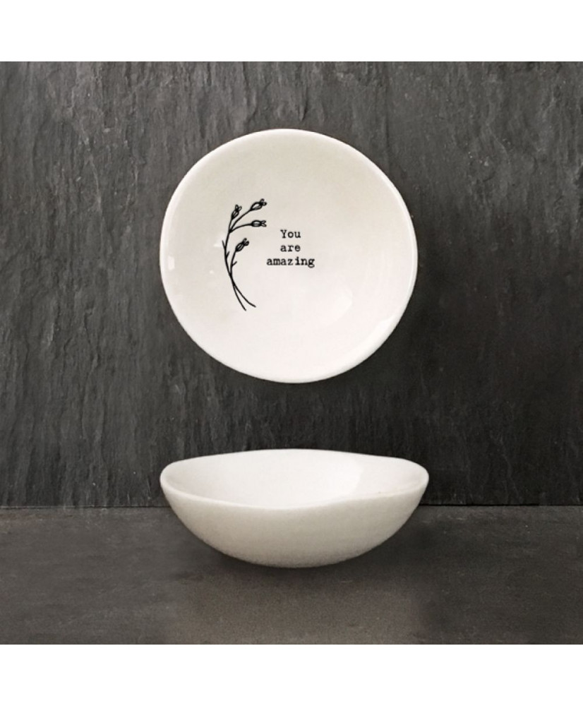 Μπολ Από Λευκή Πορσελάνη Μικρό Amazing 6 εκ.