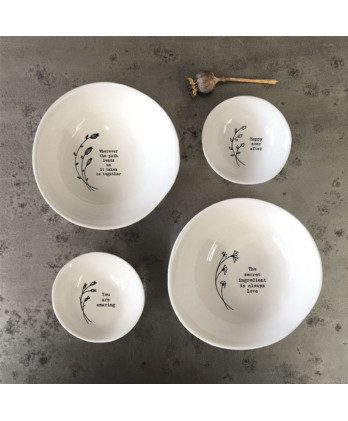 Μπολ Από Λευκή Πορσελάνη Μικρό Amazing 6 εκ.