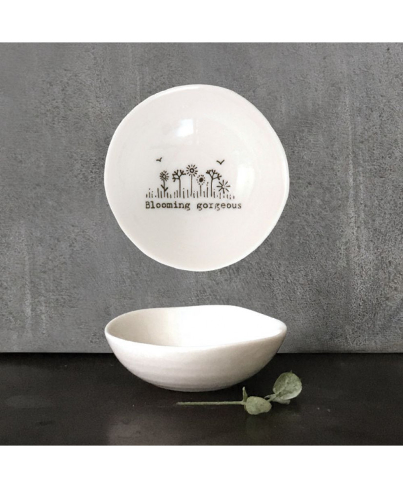 Μπολ Από Λευκή Πορσελάνη Μικρό wobbly Blooming gorgeous 6 εκ.