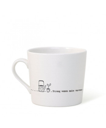 Κούπα Από Πορσελάνη Κυμματιστή Strong women…