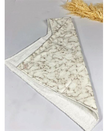 Βρεφικό μπουρνουζάκι κάπα Marble
