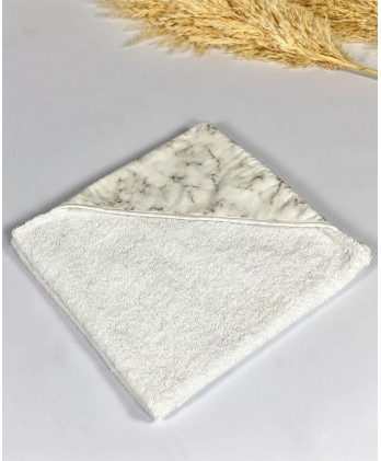 Βρεφικό μπουρνουζάκι κάπα Marble