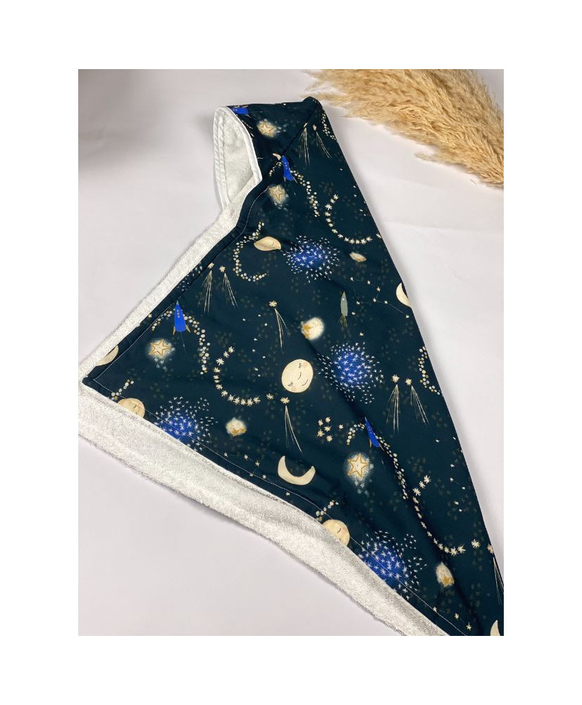 Βρεφικό μπουρνουζάκι κάπα Night Sky