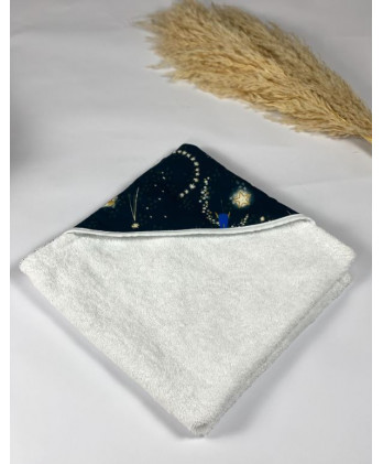 Βρεφικό μπουρνουζάκι κάπα Night Sky