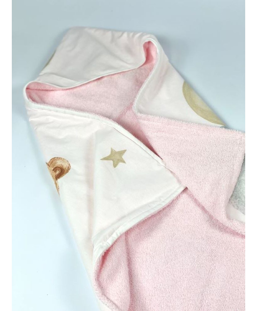 Βρεφικό μπουρνουζάκι κάπα Sweet Dreams Pink