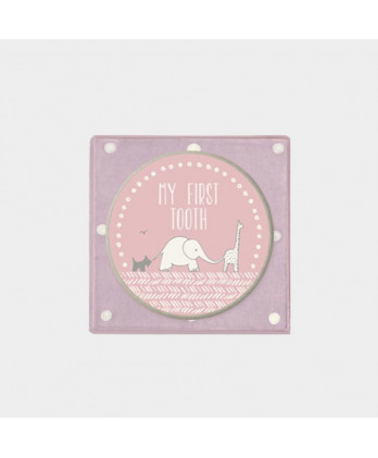Κουτί Πουά Ροζ My First Tooth