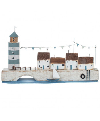 Προκυμαία Με Φάρο Ξύλινη 20...