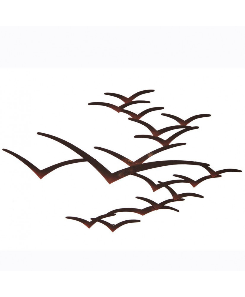 Σύνθεση Γλάρων Τοίχου Σκουριά 53 εκ.