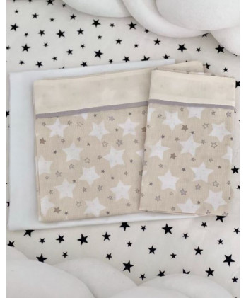 Σεντόνια λίκνου Lovely Stars