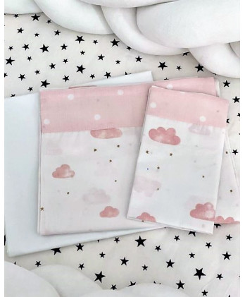 Σεντόνια λίκνου Pink Clouds