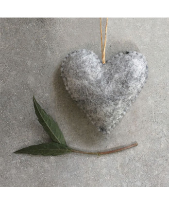 Κρεμαστή Καρδιά Γκρι...