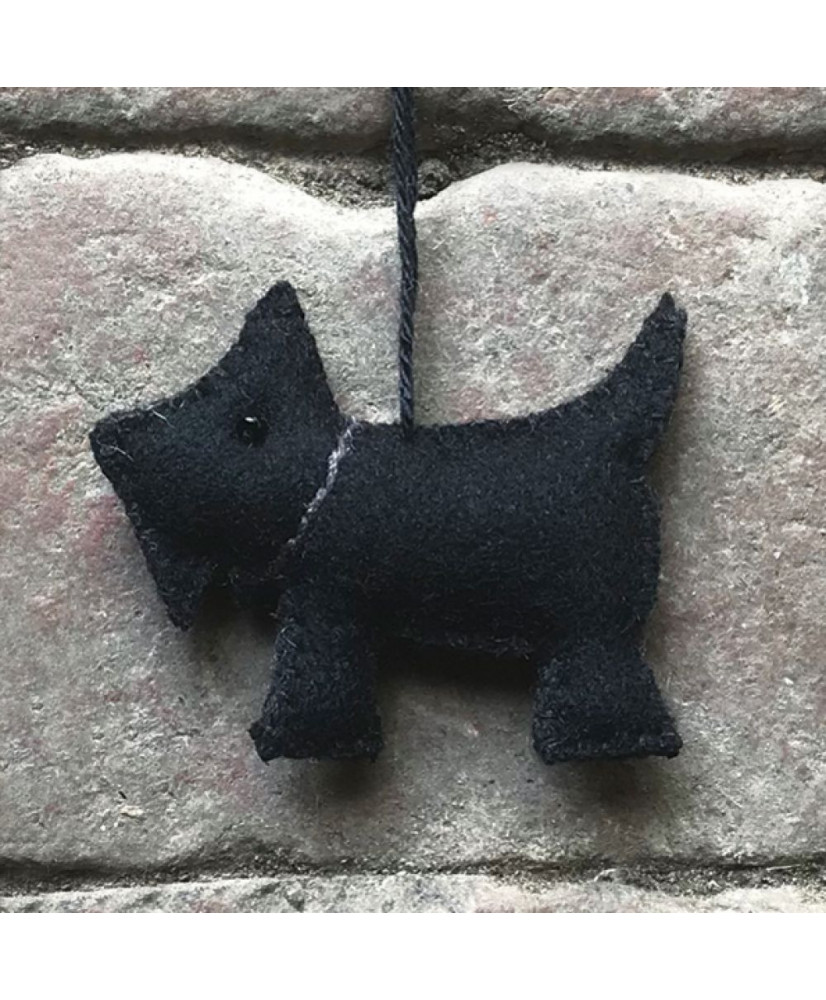 Κρεμαστός Σκύλος Μαύρος Scotty Φέλτ