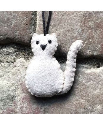 Κρεμαστή Γάτα Μπεζ Φέλτ