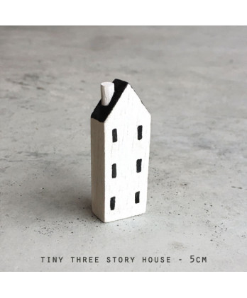 Μίνι Σπίτι Λευκό 3όροφο 5εκ
