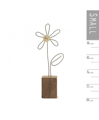 Λουλούδι Με Σύρμα Σε Βάση