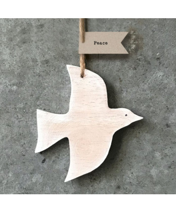 Κρεμαστό Ξύλινο Περιστέρι 9εκ