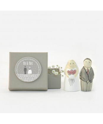 Νύφη Και Γαμπρός Σε Κουτί 6εκ