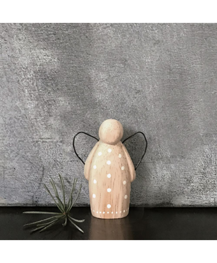 Ξύλινος Άγγελος Μικρό Πουά